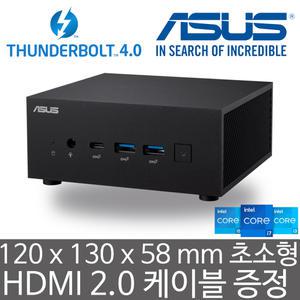 ASUS ExpertCenter PN64-E1 i5-13500H (8GB 램/128GB M.2 Gen3 SSD) Iris Xe/4K 모니터 4대/썬더볼트4.0