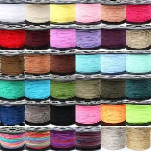 비즈아이 [Y-20-G]폴리매듭실 1mm 58color ,5yd(450cm)