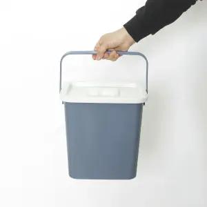손잡이 음식물쓰레기통 10리터 미니 휴지통 바구니
