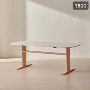 [삼익가구]마헨 리빙다이닝 6인용 원목 식탁 테이블