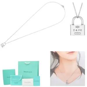 여자 티파니 목걸이 1837 락 펜던트 자물쇠 실버 선물 생일 기념일 여자친구 와이프