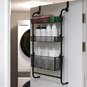 노바리빙 다용도 촘촘바구니 문걸이 선반 3단