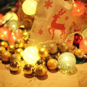 트리 오너먼트 볼장식 4cm 24입 (골드)