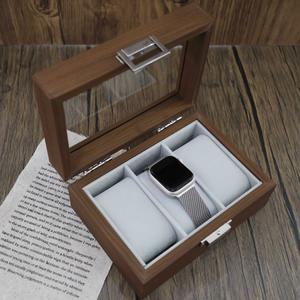로에드 원목 우드 3구 손목 시계보관함 거치대 케이스