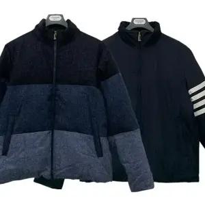 사선 완장 4바 도니골 트위드 리버시블 퍼넬 넥 자켓 (MJD091X 05385 415) [당일]