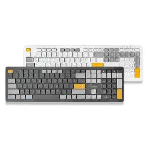 플레이기어 사무용 오피스 블루투스 5.0 무선 2.4GHz 펜타그래프 슬림 키보드 PK402 충전식 멀티페어링