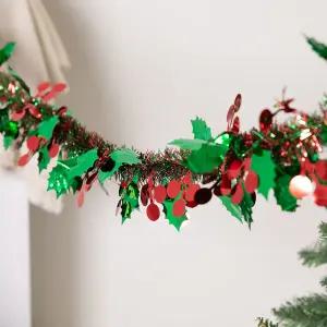 크리스마스 모루 반짝이 리브 200cm 트리 벽 장식 소품 용품 데코 만들기 재료 diy