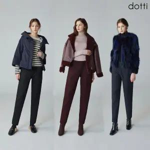 [도티 dotti] 도티 플리츠 기모 본딩 팬츠 여성 3종 (PGBW)