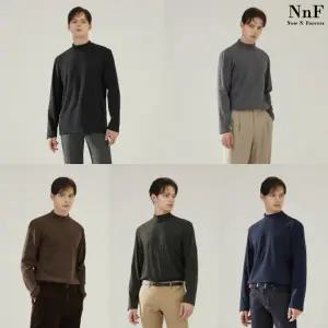 [Now n Forever] NnF 남성 23FW 소프트 기모 모크넥 티셔츠 5종