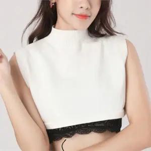 여자 페이크 목티 목폴라 목토시 무지 넥 워머