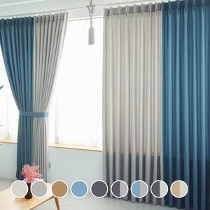 [리퍼/S급] 린넨 나비주름 호텔식 암막 거실 안방 커튼