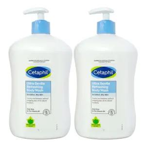 세타필 울트라 젠틀 리프레싱 바디워시 산뜻한향 대용량 1000ml 2개