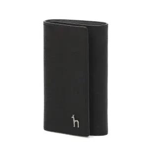 [헤지스](대구신세계)[HAZZYS ACC] [GOLDEN LANE] 블랙 로고패턴 소가죽 키홀더 HJWA5E566BK