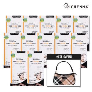 리체나 샴푸형 비타캡슐 염색제 12박스 + 쌈지 숄더백