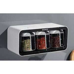 ecoco 무타공 벽걸이 조미료통 부착식 소스통 양념