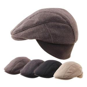 남자 헌팅캡 모자 귀마개 겨울 중년 성인 30대 탐정