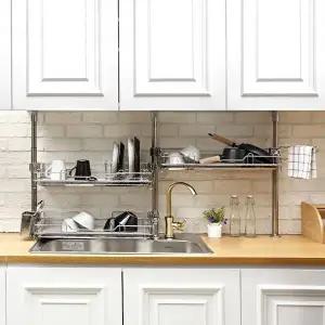 [아이넥스]프리미엄 기둥식 식기건조대 600 확장형