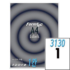 라벨지 전지용 A4 사이즈 1칸 100매 LS-3130 A4 1장 전지 라벨