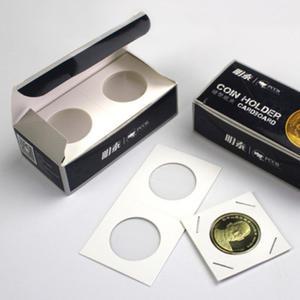 기념 주화 동전 수집 종이 50장 코인 컬렉션 고정 전시 홀더 페이퍼 보관함 앨범 속 정리 희귀 케이스 클립