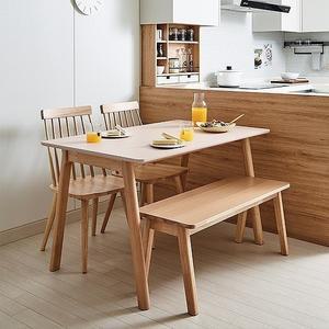 한샘 밀란 302 메이 4인 식탁 1200 (의자 미포함) [매장가구]