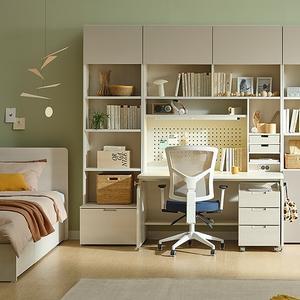 한샘 아이디S 6단 일자책상set 1200_온라인 전용 [매장가구]