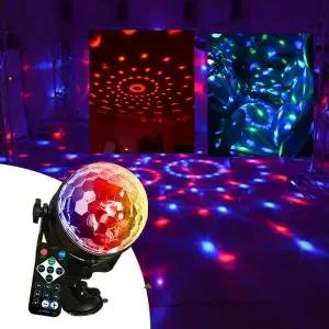 [인테리어가구]미러볼 노래방 싸이키 사이키 조명 LED 가정용 클럽 무대 밀러볼 네온 이동 (S12418801)