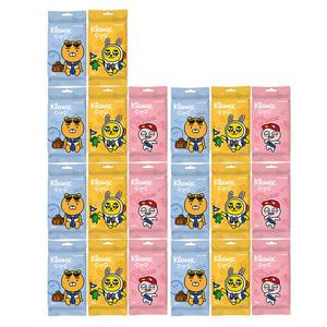 크리넥스 수앤수 카카오 휴대용 물티슈 10매 x 20개