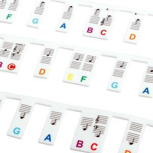 [텐바이텐]실리콘 피아노 계이름 커버 61키 88키 음표 건반