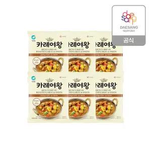 [청정원][본사직영]카레여왕 마늘양파 108g x 6개