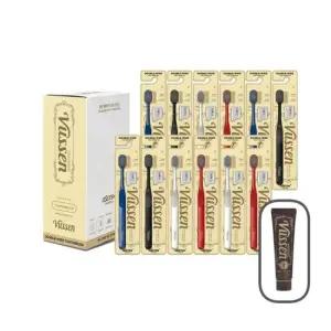 오스템 뷰센 더블와이드 칫솔 12입+뷰센28 미니 20g