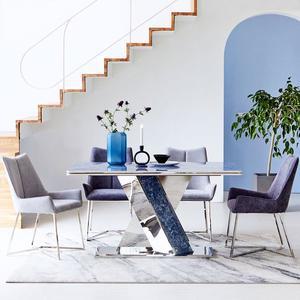 [스코나] 도니아 포세린 세라믹 4인 식탁세트(의자형)