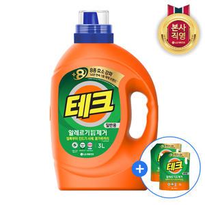 테크 알레르기 원인 제거 액체세제 일반 용기 3Lx1개+리필 2Lx2개
