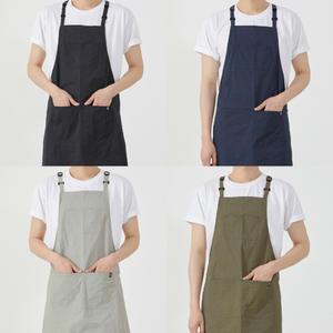 남자 바리스타 가벼운 생활 방수 앞치마 카페 앞치마 나일론 남녀공용 미술 공방