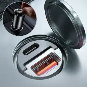 [매립형 130W] 초고속 시거잭 충전기 차량 차량용 QC PD USB C타입