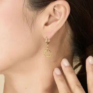 갤러리아 대한민국금거래소 레이어드링 24K 순금 귀걸이 3.75g + 18K 연결장식