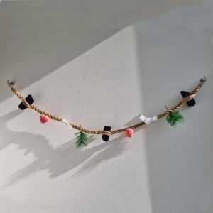 전통 아기 출산 금줄 친구 임신 축하 선물 가랜드