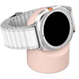 갤럭시 워치6 7 워치 울트라 OR900/OL300용 충전기 스탠드 거치대 거치독 샌드핑크