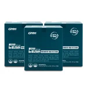 GNM자연의품격 올인원 뉴트리션 멀티비타민 칼슘 마그네슘 2600mg x 30개입 X 3박스 I