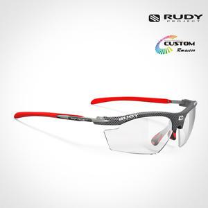 루디 선글라스 라이돈2 커스텀 카본-레드 변색 SP537314RD 스포츠 고글