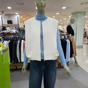 시슬리/애플아울렛/핸드메이드 라운드 집업 베스트 SACTC3461