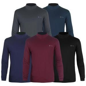 가을 겨울 남자 약기모 반목 티셔츠 기모 폴라 반폴라 남성 목폴라티