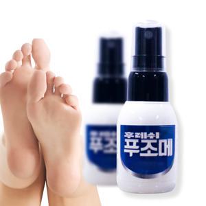 후레시 푸조메 무색 발 각질 관리 풋 좀 스프레이 약40ml 2개