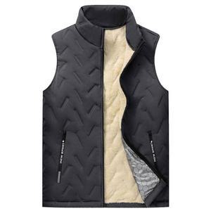 [ETN]양털 압열패딩조끼 넥커버 방한 겨울 등산 낚시 작업 멀티 조끼 남녀공용