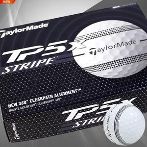 [테일러메이드] TP5x 스트라이프 골프볼(5피스구조볼)(12알)