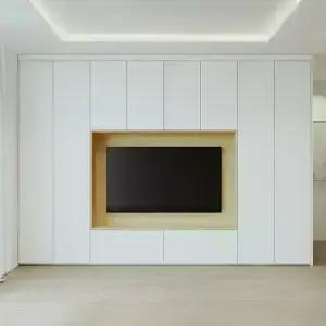 리바트집테리어 커스텀월 TV 거실장 월플렉스