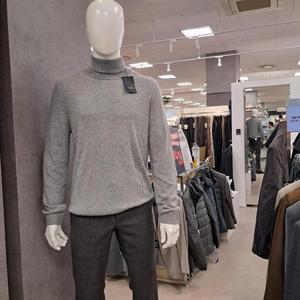 트레몰로 HC09 긴팔 니트 목폴라 (주)세정 인디안 남성 가을겨울 FW 그레이 롱 터틀넥