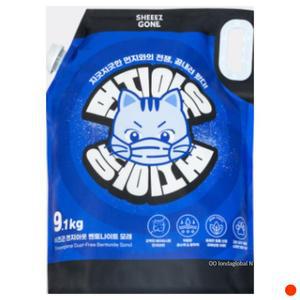쉬즈곤 고양이 벤토나이트 먼지아웃 모래 무향 9.1kg