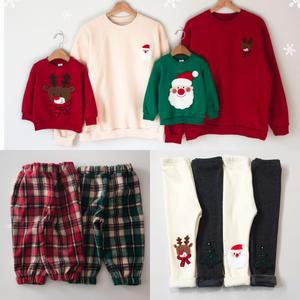 유아 아기 아동 크리스마스옷 기모 루돌프 산타 맨투맨 성인 성탄절 단체복