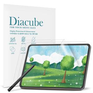 다이아큐브 아이뮤즈 뮤패드 K11 LTE 저반사 사각사각 종이질감 항균 블루라이트차단 액정보호필름 2매 간편부착