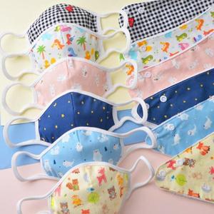 [베니앙] 유아동 국산 면 마스크 1개+양면 스노우빕 1개